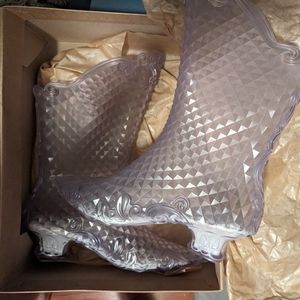 Y/Project x Melissa Court Boot in Clear